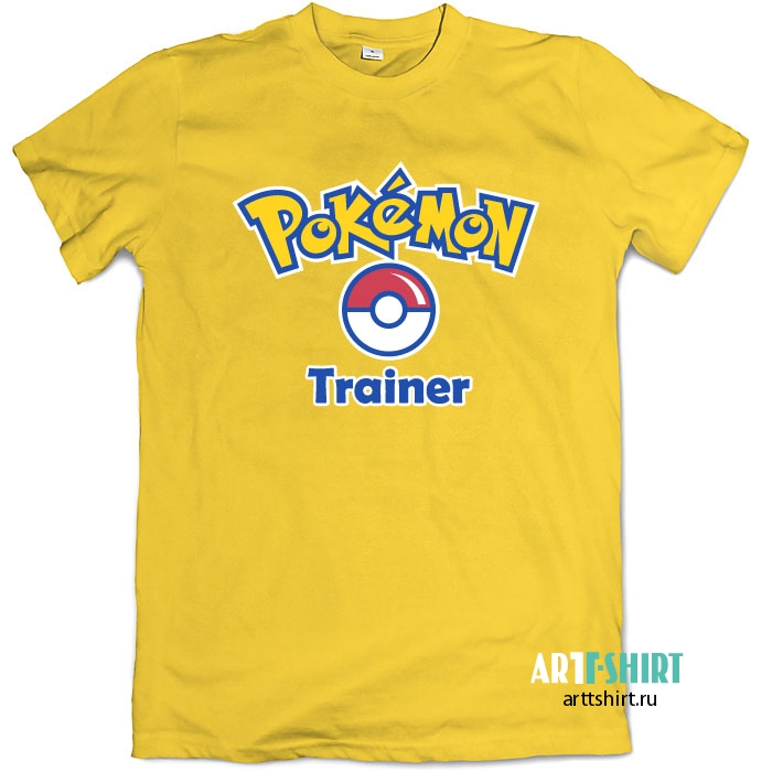 Pokemon Trainer футболка шелкография опт розница С